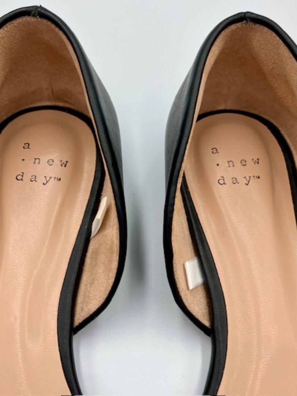 A New Day Women's black cut out flats New Size 8 - Picture 3 of 4